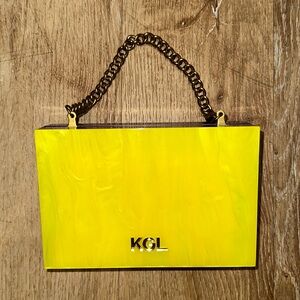 Kurt Geiger London Kensington Perspex Clutch Bag